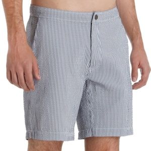 Onia Seersucker Swim Trunks